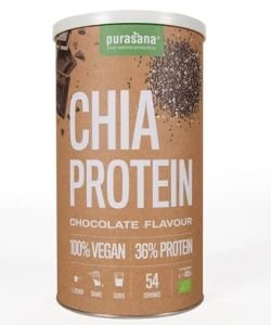 Protéines végétales de Chia - Arôme Chocolat  BIO, 400 g